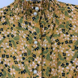 William Rast Tops - NWT William Rast Floral High Neck Blouse Top William Rast Tops - NWT William Rast Floral High Neck Blouse Top